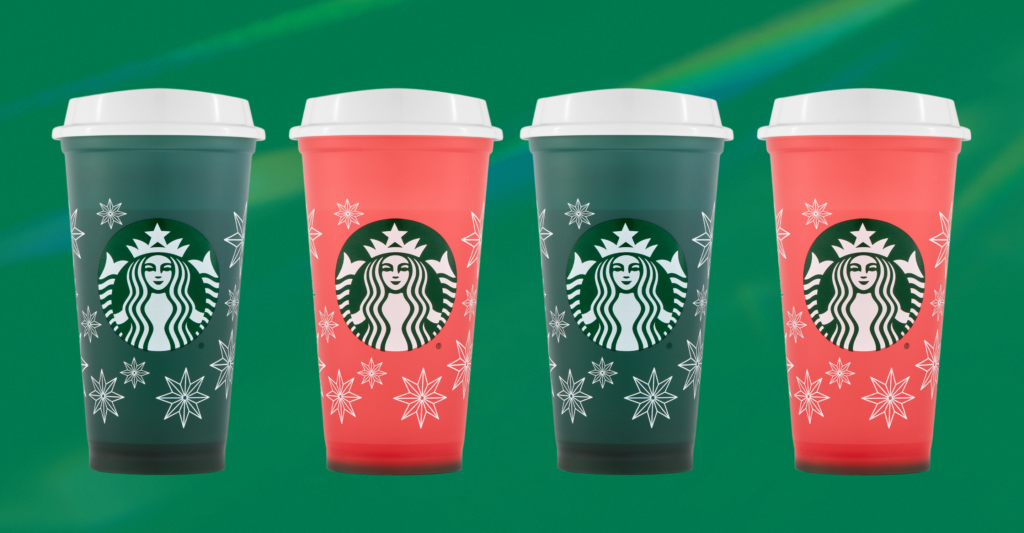 The holiday reusable colour-changing cup is back! - Starbucks Stories EMEA