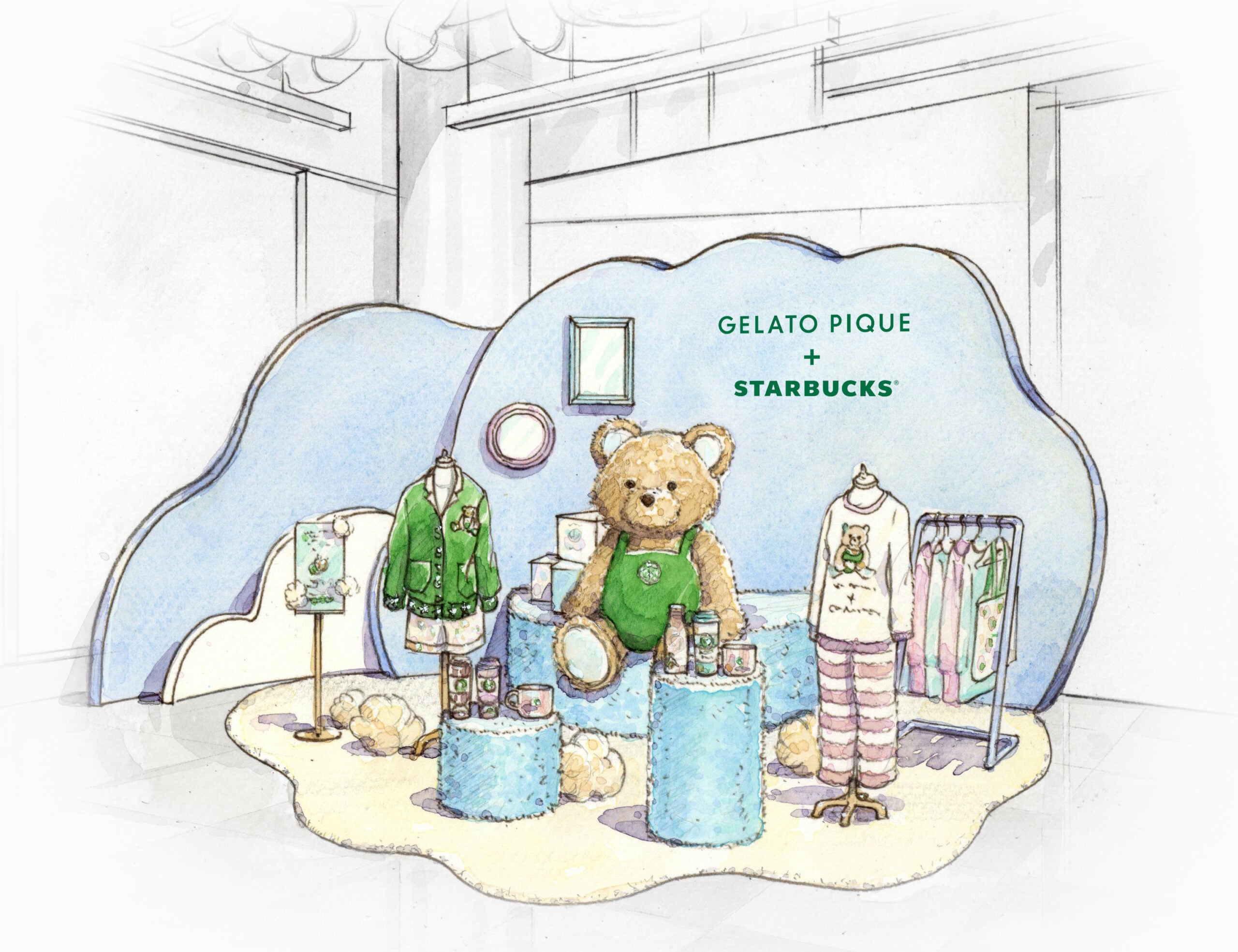 GELATO PIQUE + STARBUCKS®“ふわふわ、もこもこ！とびきりスイートな 